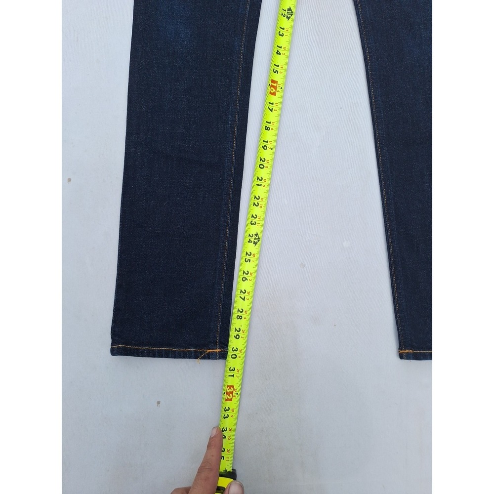 Nudie Jeans High Kai Mens 31x32 Blue Denim Jean Stretch Dark Blue Skinny - Picture 9 of 16
